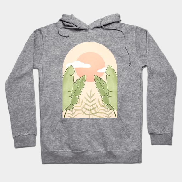 Tropical Vacation Hoodie by Barlena